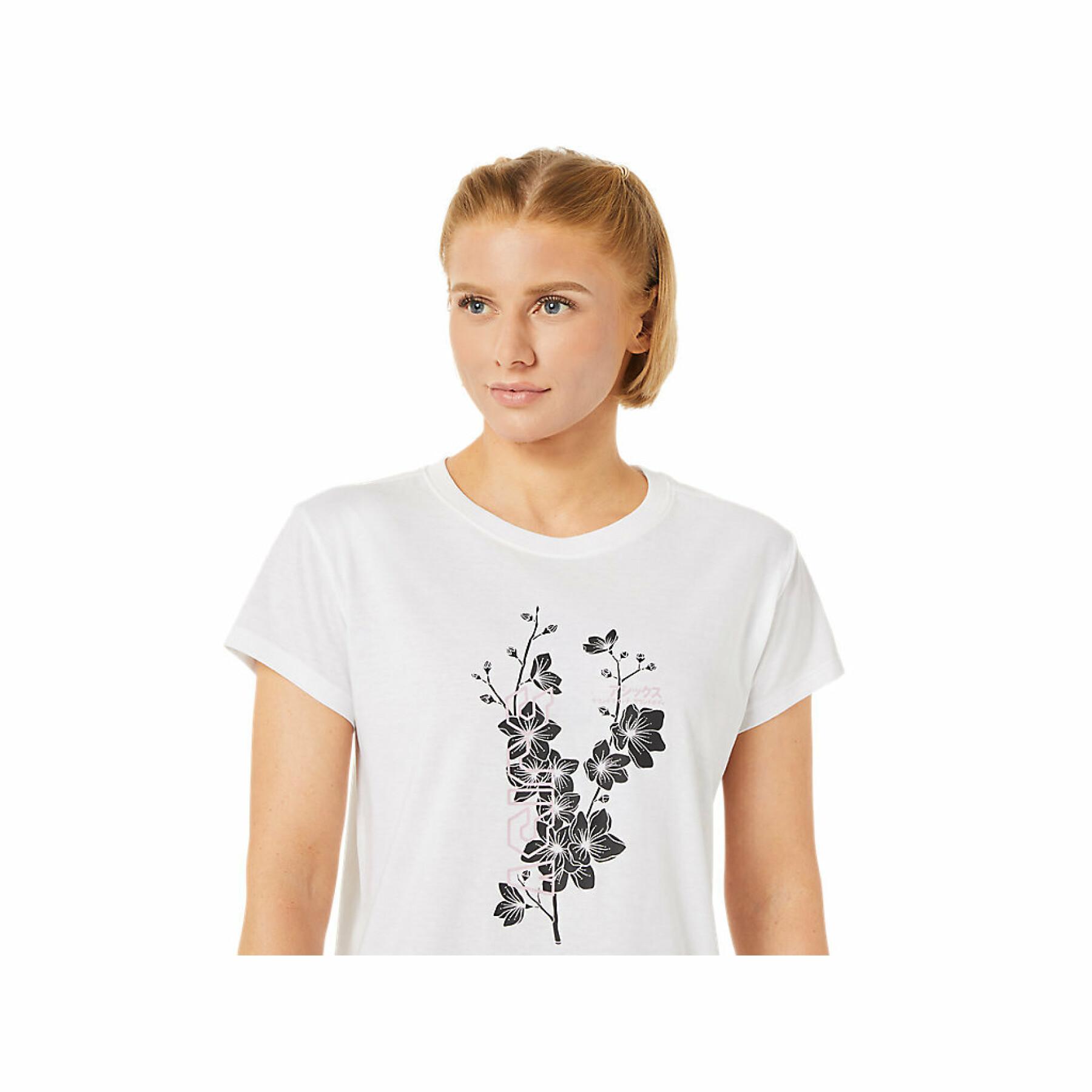 T-shirt femme Asics Sakura Flower